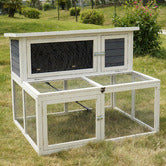 90cm Wooden Rabbit Hutch(postage to be borne by oneself)