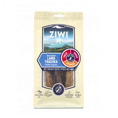 ZIWI Lamb Trachea Air Dried Dog Treats 60g