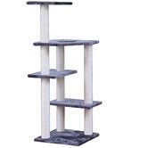 Grey 4 Level Cat Scratching Tree(Pay the postage yourself)