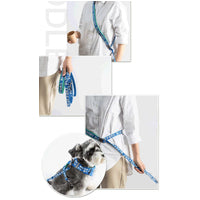 Extra Long Pet Dog Running Lead Leash Elastic Hands Free Walk Jogging Waist Belt