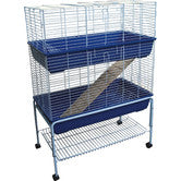 101.6cm Rabbit Cage Double Storey with Stand(Pay the postage yourself)