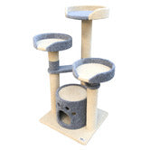 Cream & Grey Cat Circus Condo(Pay the postage yourself)