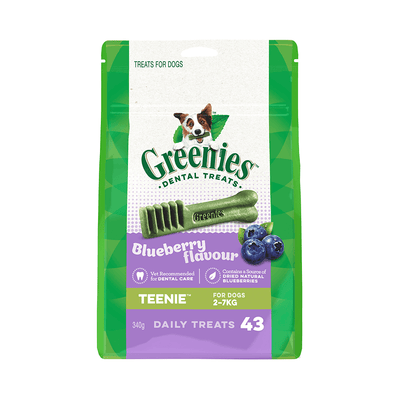 Greenies Blueberry Flavour Teenie Dog Dental Treats