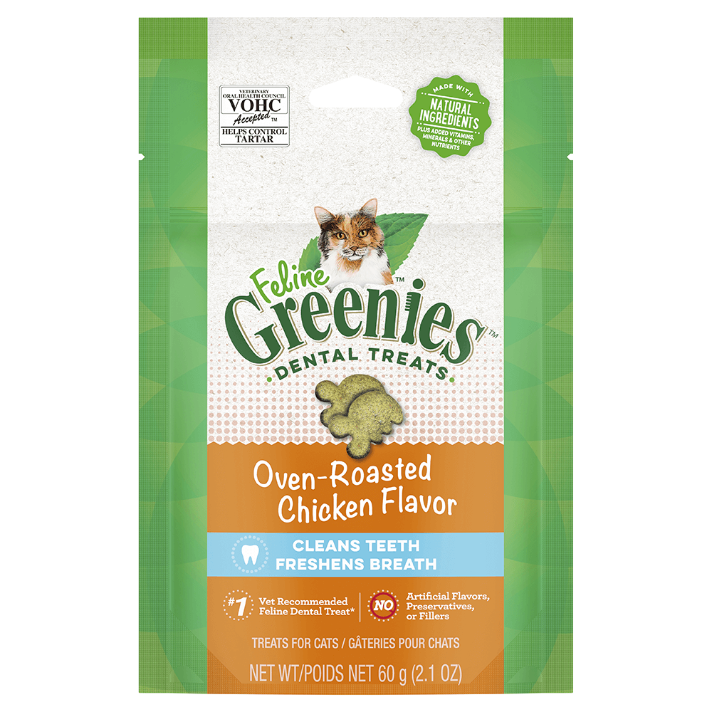 Greenies Cat Treats Dental Oven Roasted Chicken Flavour