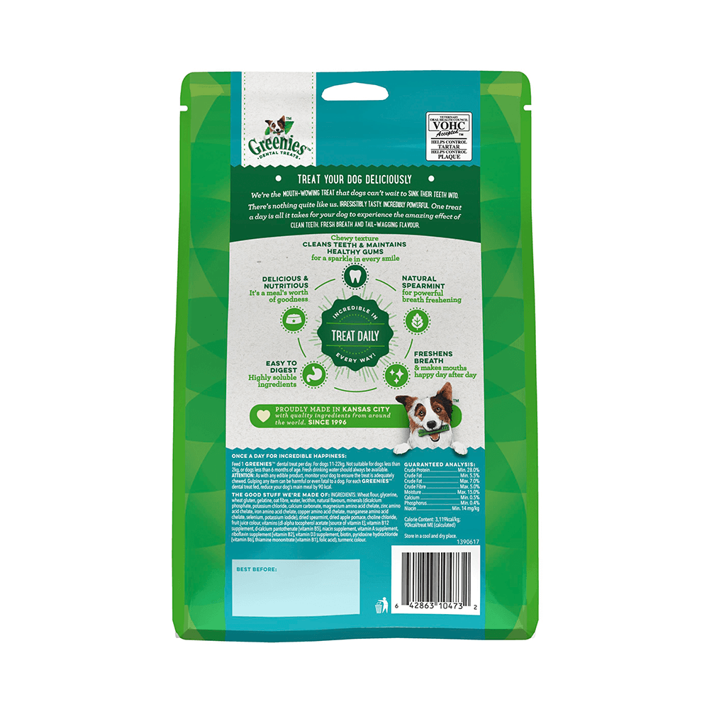 Greenies Fresh Regular Dog Dental Treats