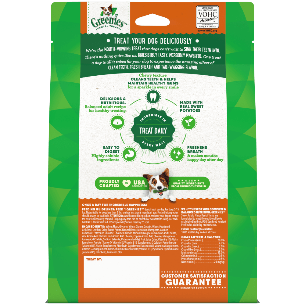 Greenies Sweet Potato Flavoured Teenie Dog Dental Treats