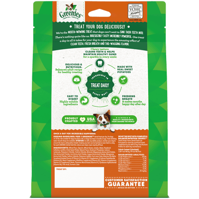 Greenies Sweet Potato Flavoured Regular Dog Dental Treats