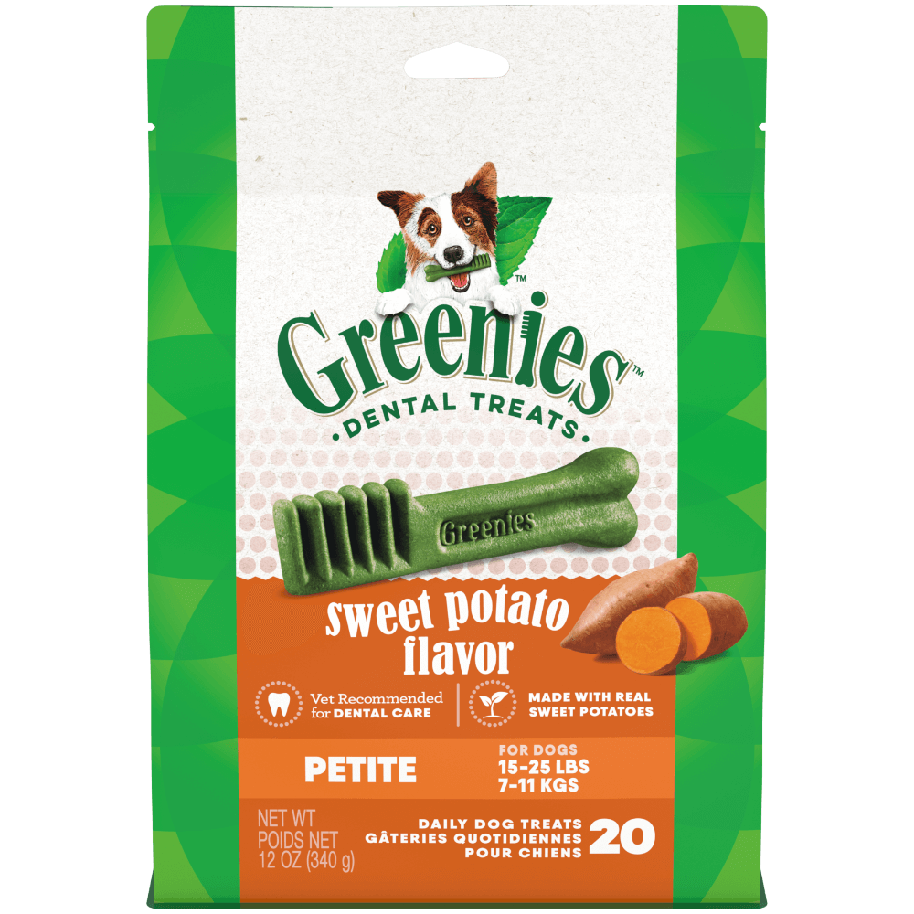 Greenies Sweet Potato Flavoured Petite Dog Dental Treats