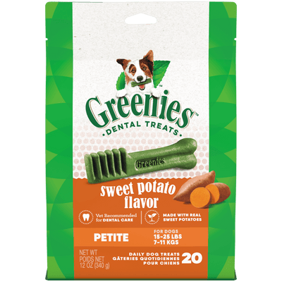 Greenies Sweet Potato Flavoured Petite Dog Dental Treats