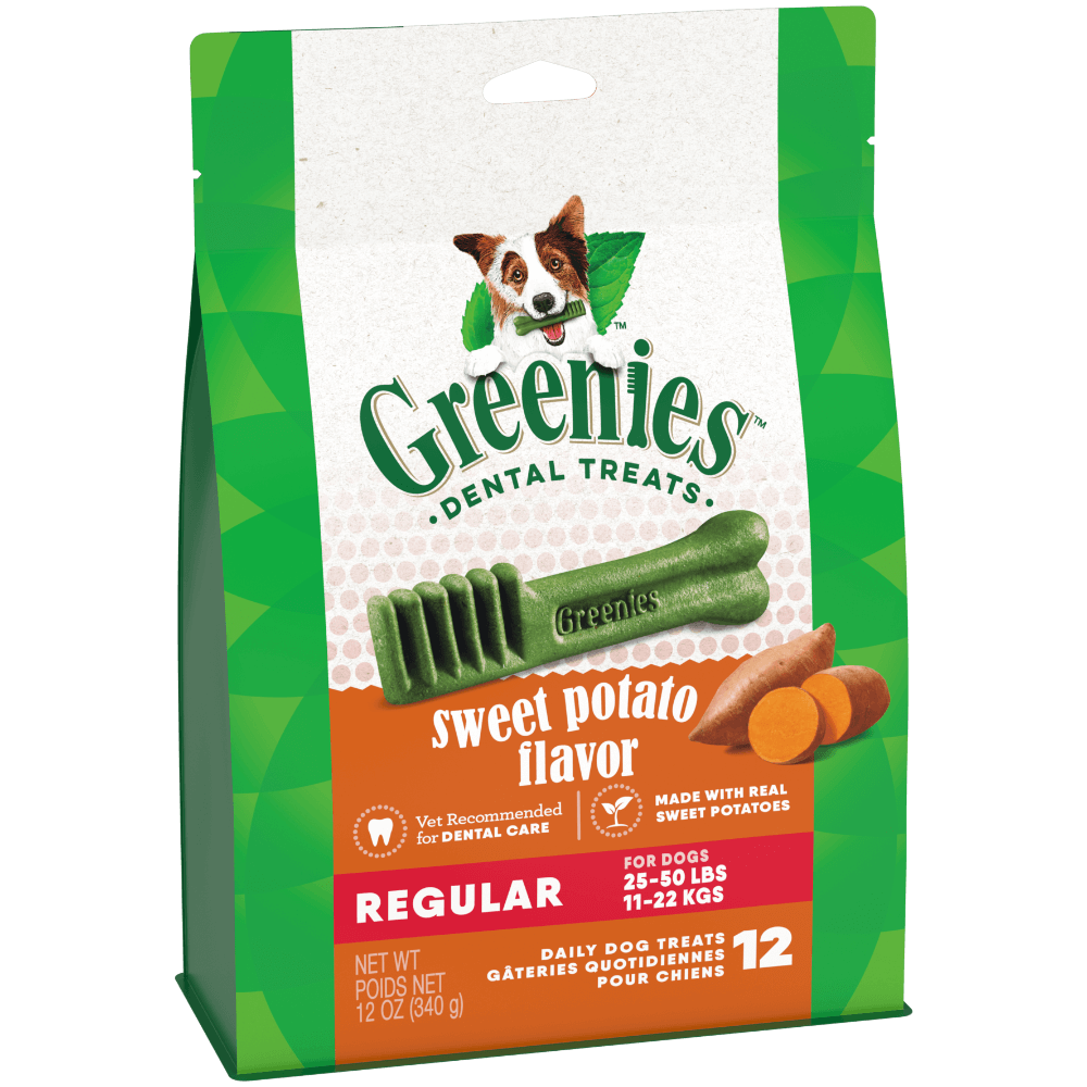 Greenies Sweet Potato Flavoured Regular Dog Dental Treats