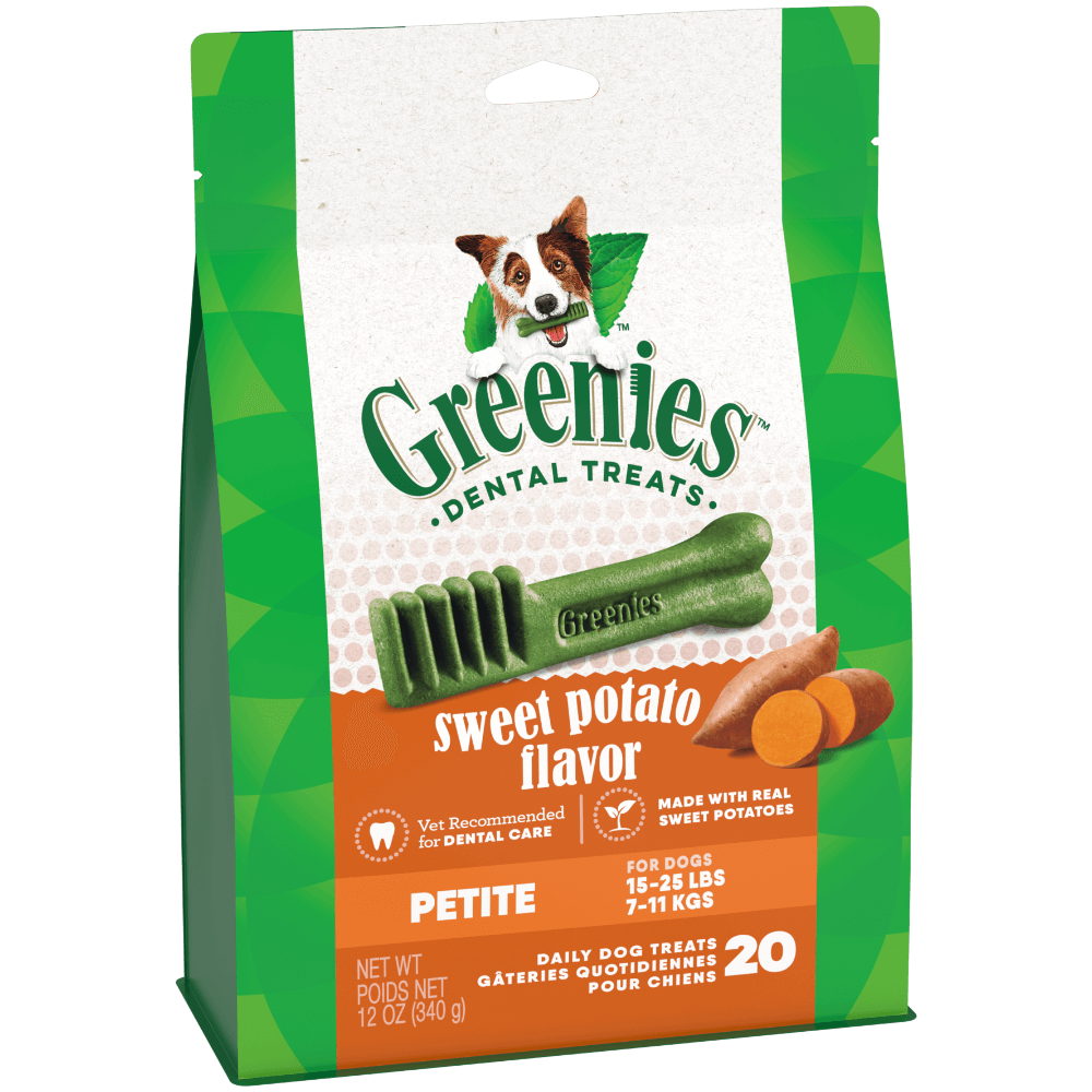 Greenies Sweet Potato Flavoured Petite Dog Dental Treats