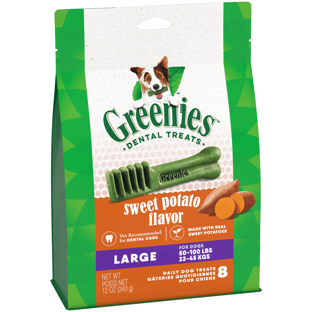 Greenies Sweet Potato Flavoured Large Dog Dental Treats