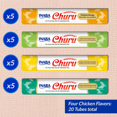 Inaba Churu Chicken Variety Box Cat Treats