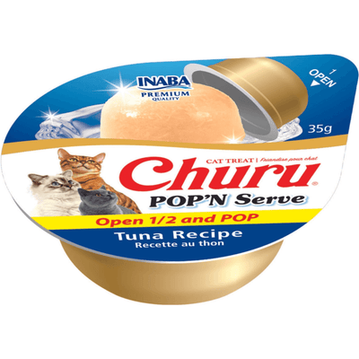 Inaba Churu Pop N Serve Tuna Recipe Cat Treats