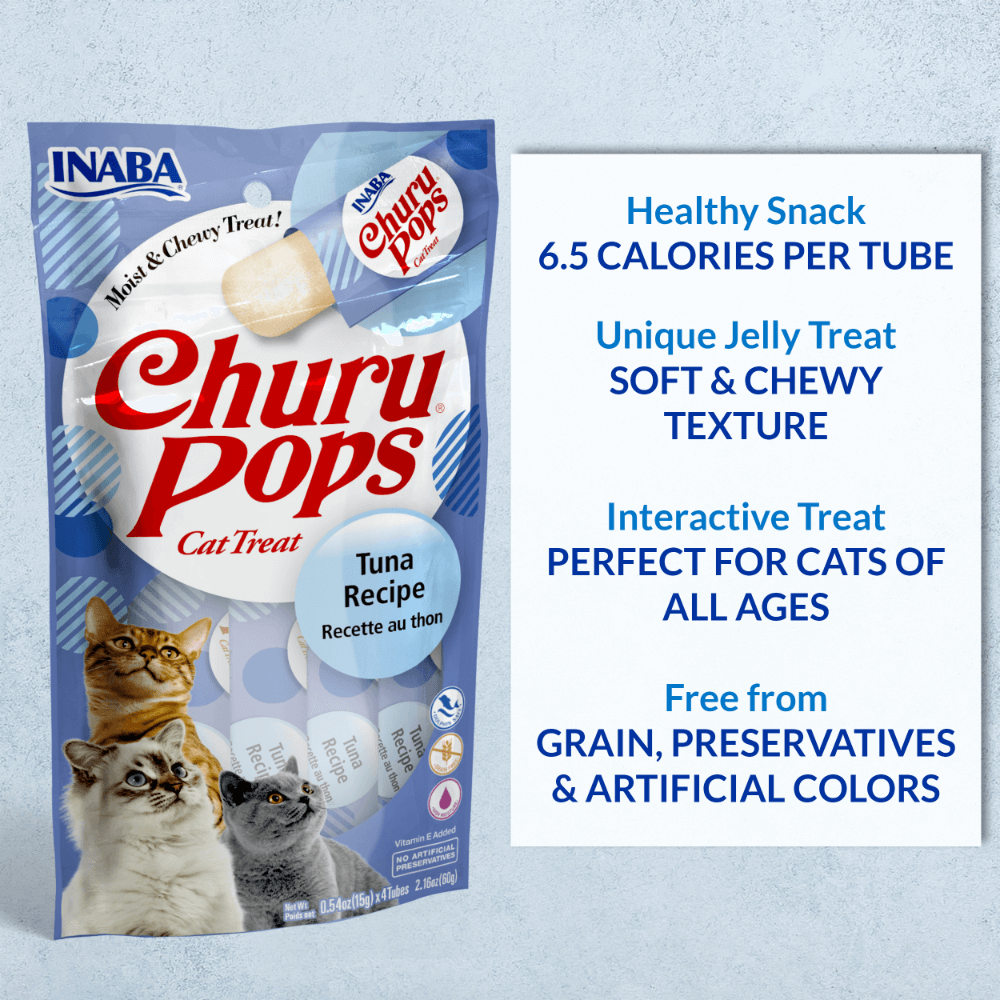 Inaba Churu Pops Tuna With Chicken Cat Treat