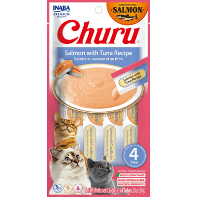 Inaba Churu Salmon With Tuna Recipe Cat Treats