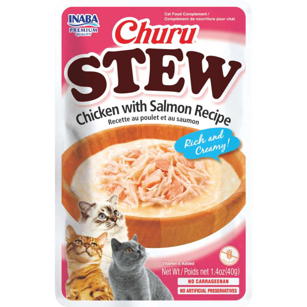 Inaba Churu Stew Chicken With Salmon Recipe Cat Treats