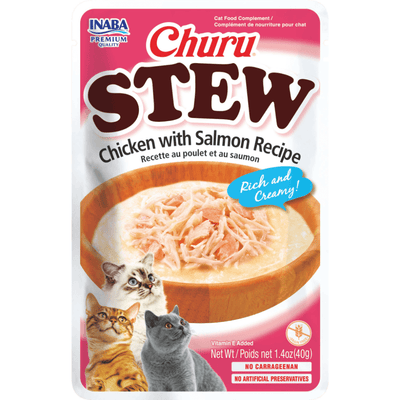 Inaba Churu Stew Chicken With Salmon Recipe Cat Treats