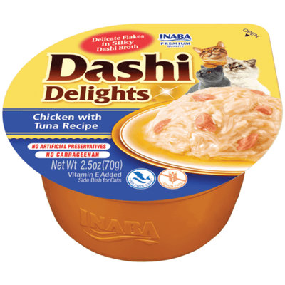 Inaba Dashi Delights Chicken With Tuna Recipe Cat Treats