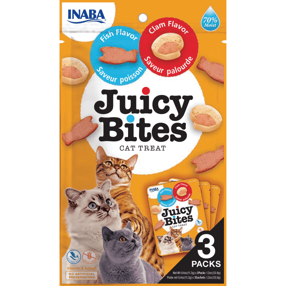 Inaba Juicy Bites Fish And Clam Cat Treat