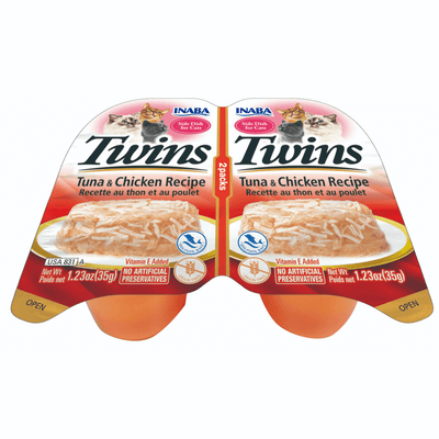 Inaba Twins Tuna And Chicken Recipe Cat Treat