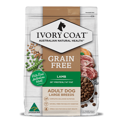 Ivory Coat Grain Free Dry Dog Food Large Breed Adult Lamb