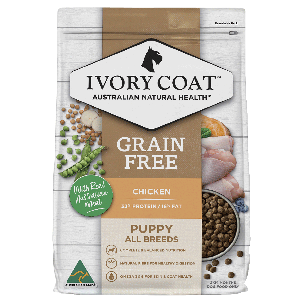 Ivory Coat Grain Free Dry Dog Food Puppy Chicken