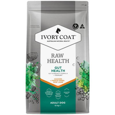 Ivory Coat Raw Health Adult Gut Health Dry Dog Food