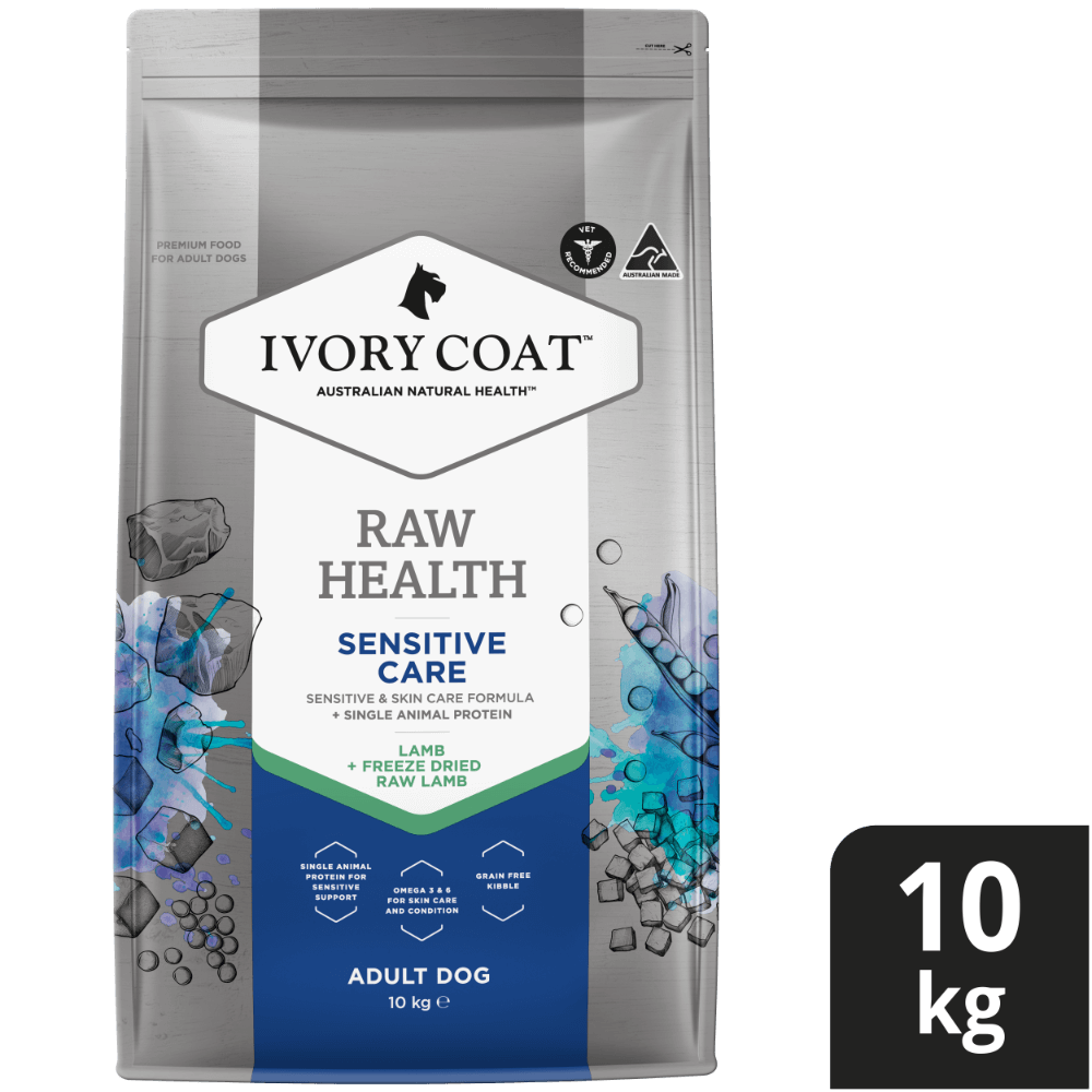 Ivory Coat Raw Health Adult Sensitive Care Dry Dog Food