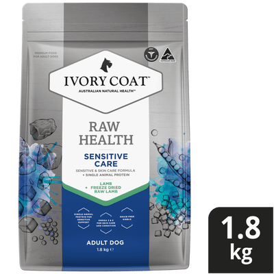 Ivory Coat Raw Health Adult Sensitive Care Dry Dog Food