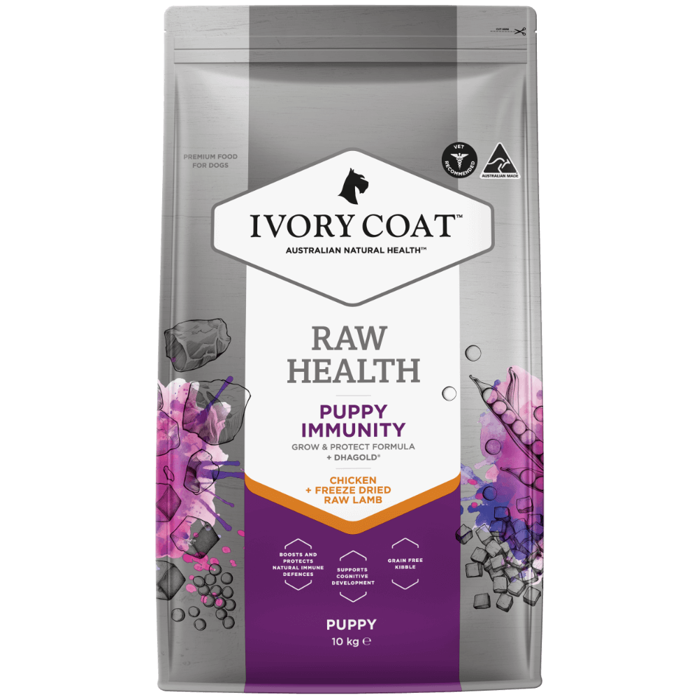 Ivory Coat Raw Health Puppy Immunity Dry Food