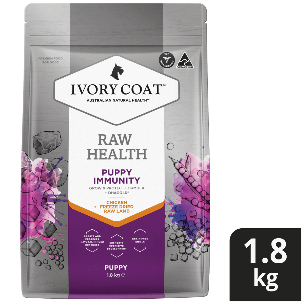 Ivory Coat Raw Health Puppy Immunity Dry Food