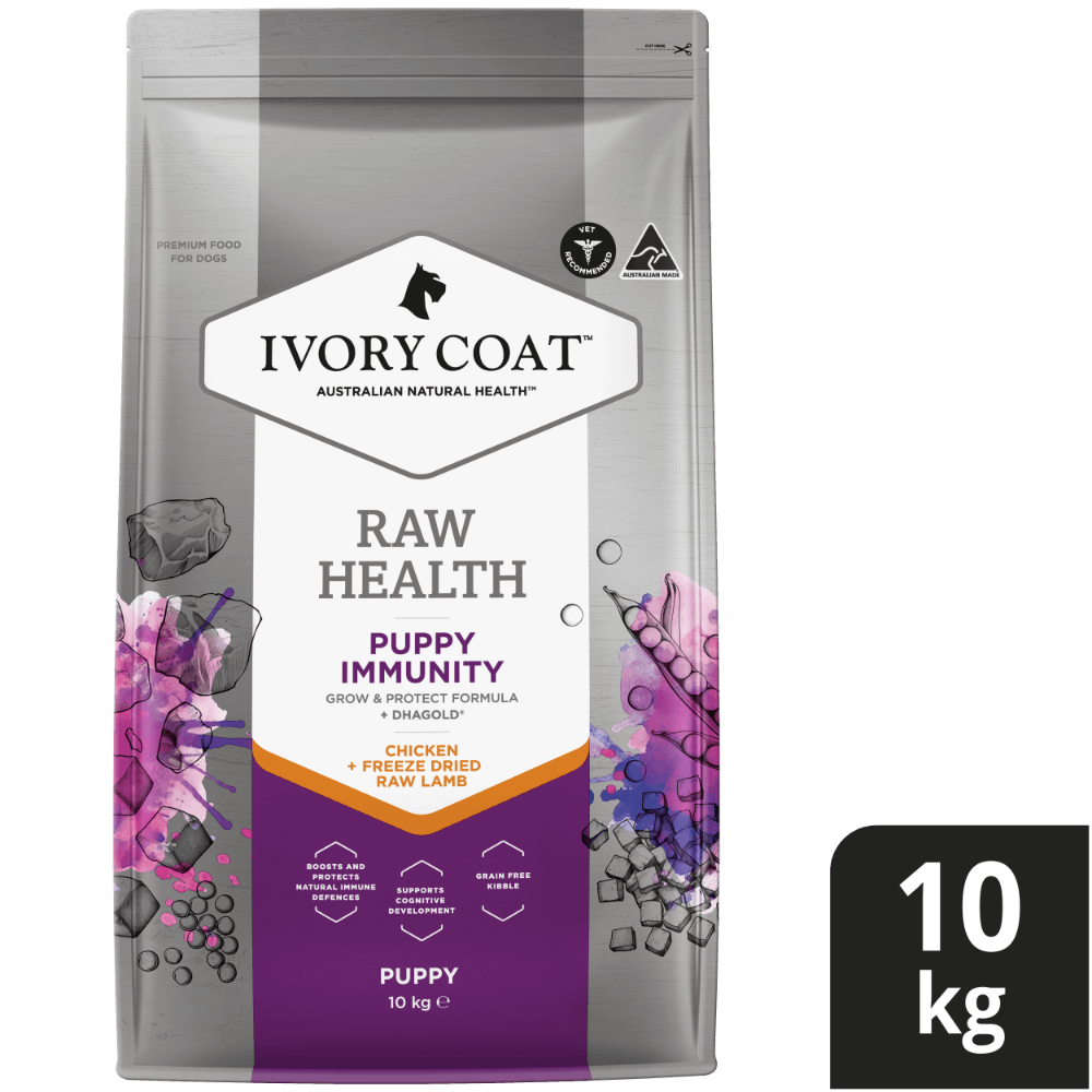 Ivory Coat Raw Health Puppy Immunity Dry Food