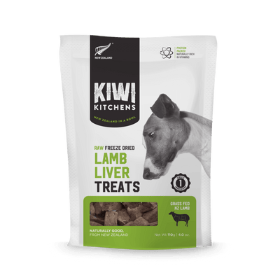 Kiwi Kitchens Freeze Dried Lamb Liver Dog Treats