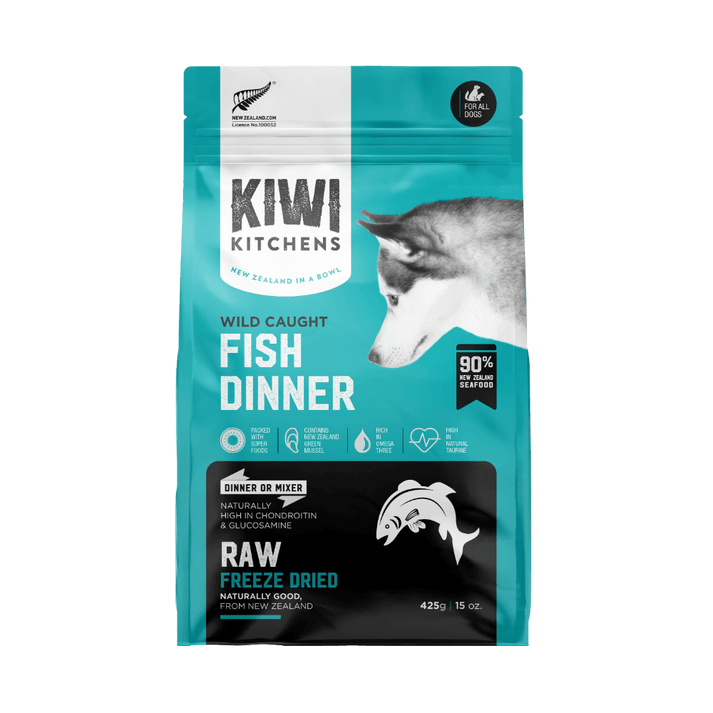 Kiwi Kitchens Freeze Dried White Fish Dry Dog Food League of Pets