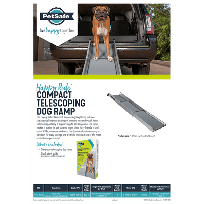 Petsafe Happy Ride Compact Telescoping Dog Ramp