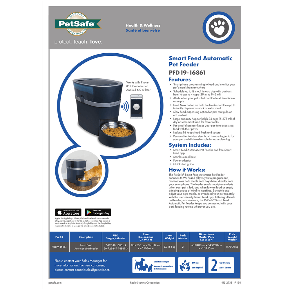 Petsafe Smart Feed Automatic Dog And Cat Feeder