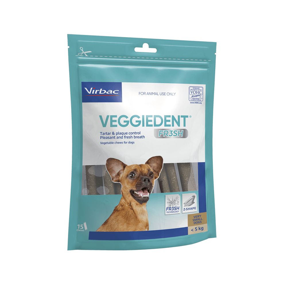 VeggieDent FR3SH Extra Small Dog Dental Treats