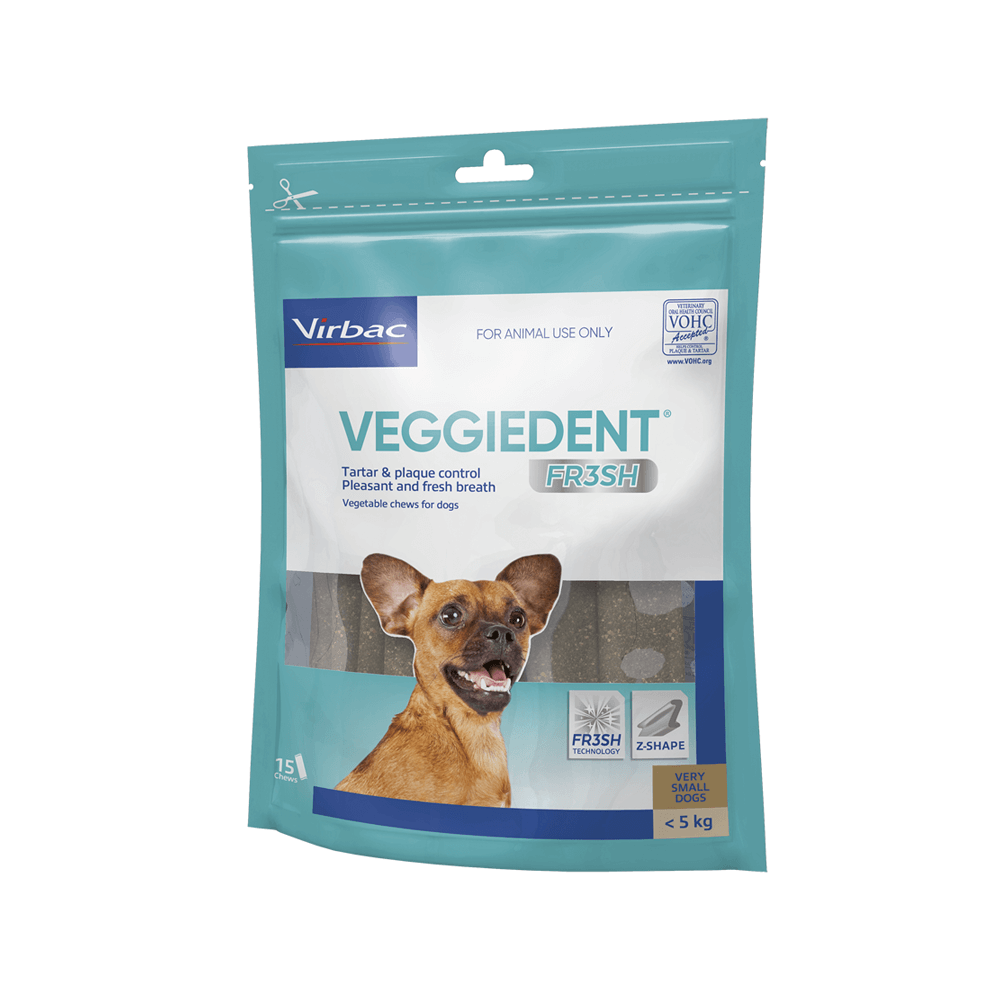 VeggieDent FR3SH Extra Small Dog Dental Treats