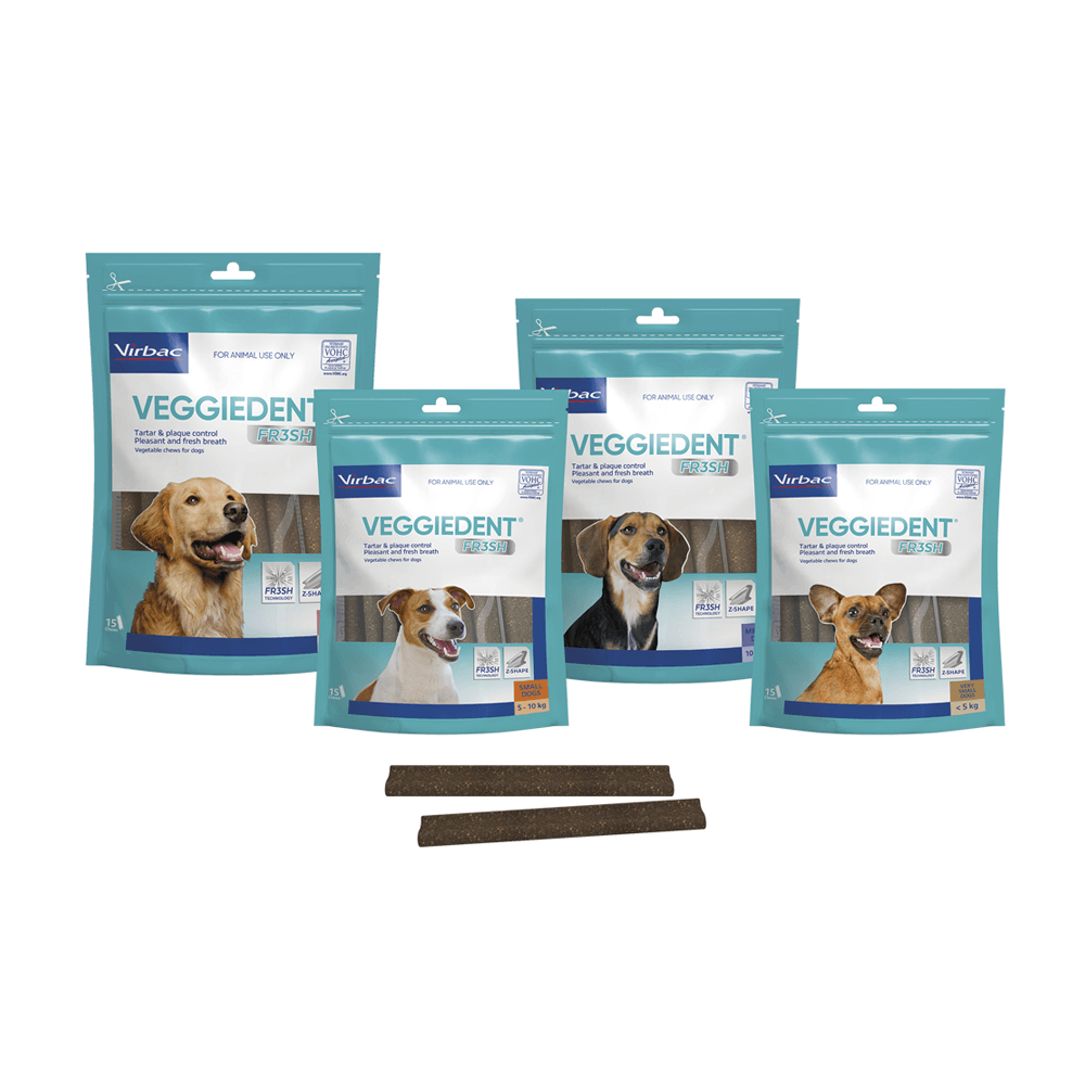 VeggieDent FR3SH Extra Small Dog Dental Treats