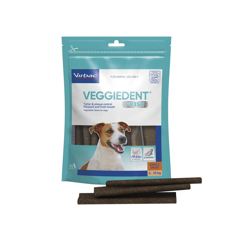 VeggieDent FR3SH Small Dog Dental Treats