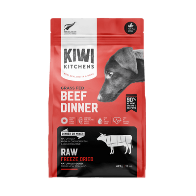 Kiwi Kitchens Freeze Dried Beef Dry Dog Food