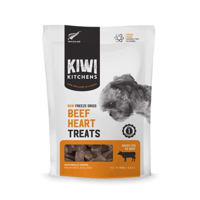 Kiwi Kitchens Freeze Dried Beef Heart Dog Treats