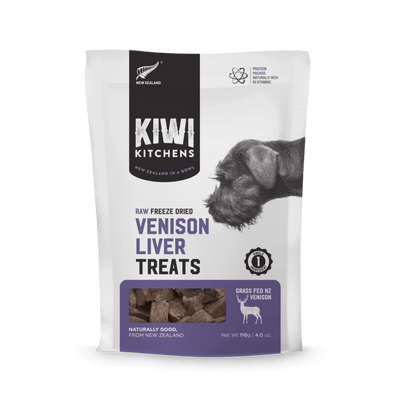 Kiwi Kitchens Freeze Dried Venison Liver Dog Treats