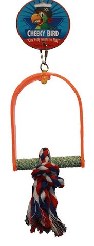 CHEEKY BIRD ACRYLIC SWING