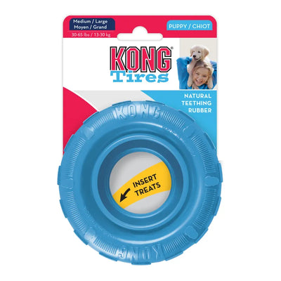 KONG DOG PUPPY TIRES MEDIUM/LARGE (KPT11)
