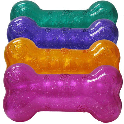KONG DOG SQUEEZZ CRACKLE BONE LARGE (PCN1)