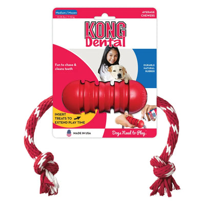 KONG DOG DENTAL WROPE MEDIUM (DK2)