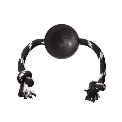 KONG DOG EXTREME BALL W ROPE LGE (EB12)