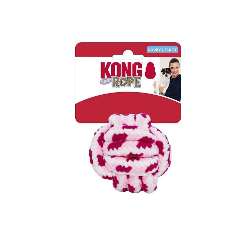 KONG ROPE BALL PUPPY ASSORTED LGE